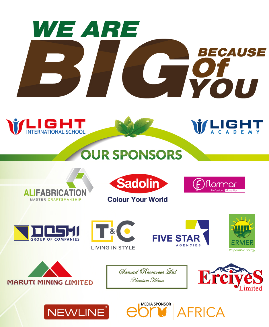 "We are big because of you" – logos of the Golden Climate 2016 sponsors